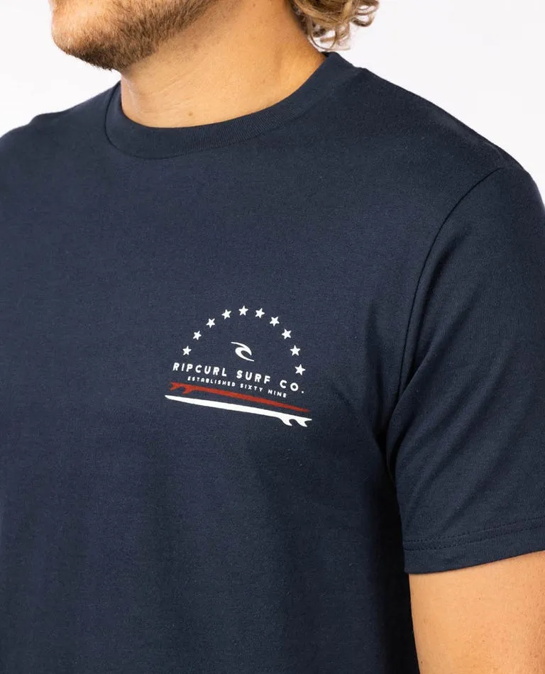 Americana Premium Navy Tee