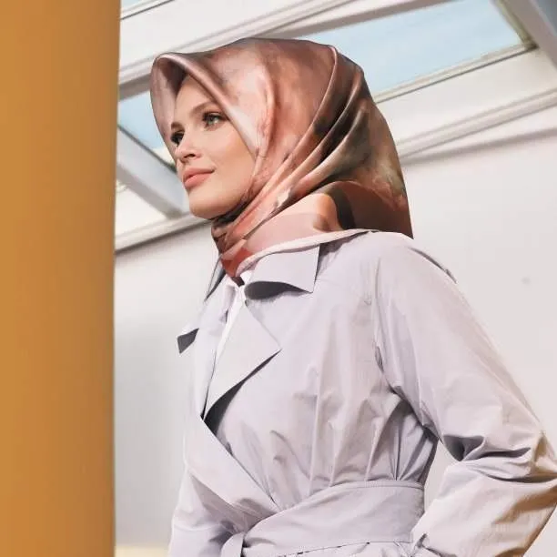 Armine Fantasy Silk Hair Wrap No. 1