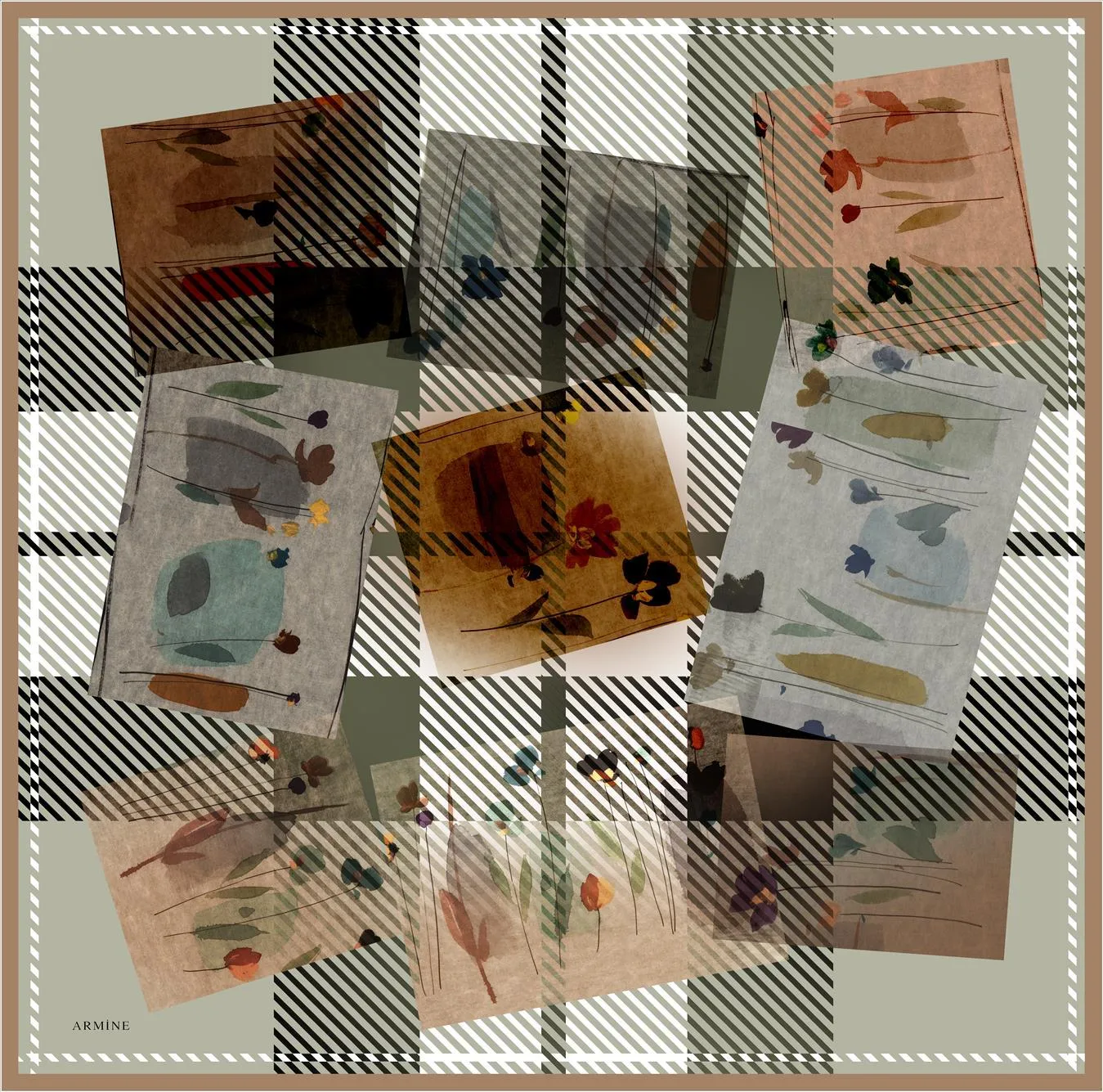 Armine Juno Turkish Silk Scarf No. 35