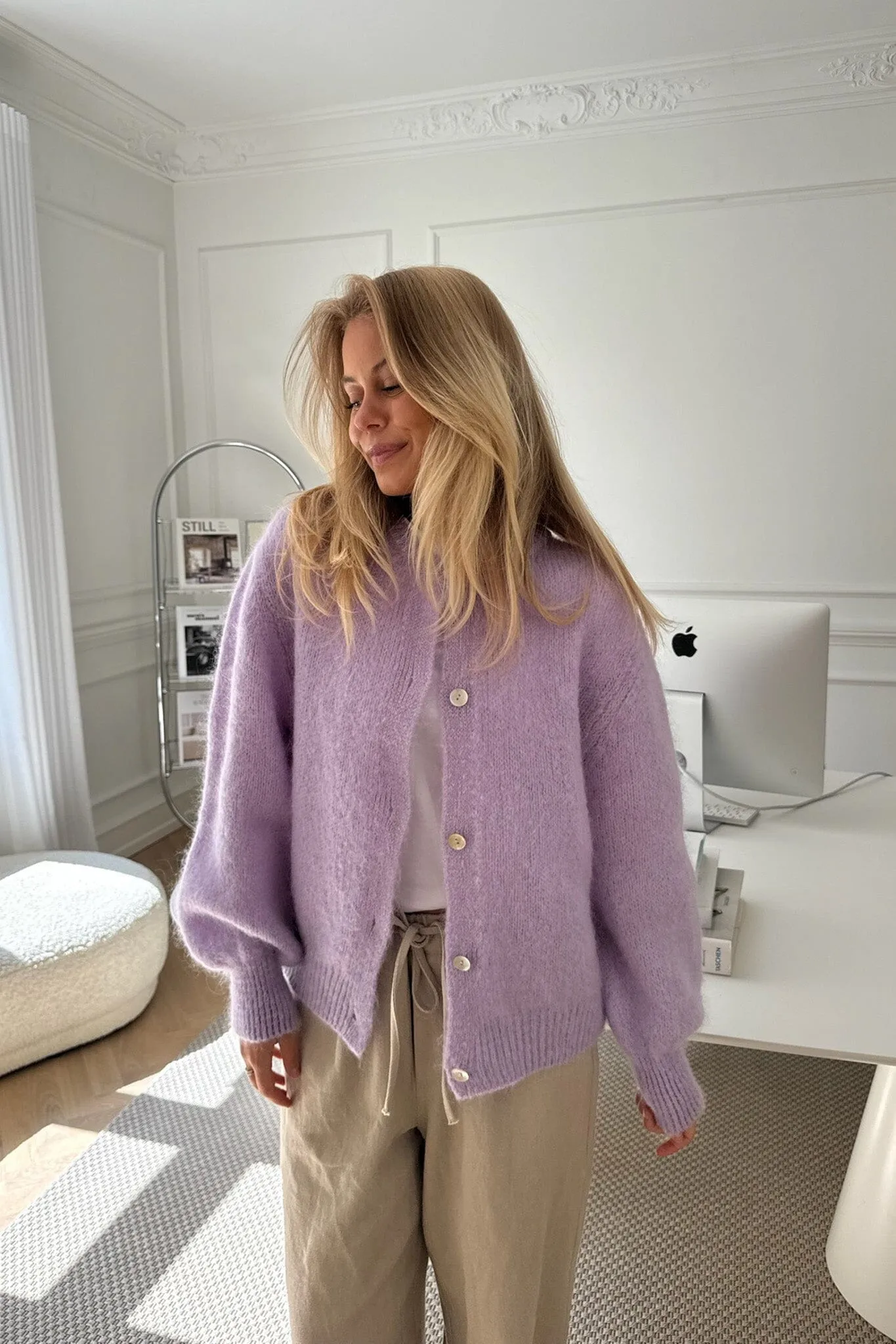 BYIC - Idaic Cardigan - lp Light Purple