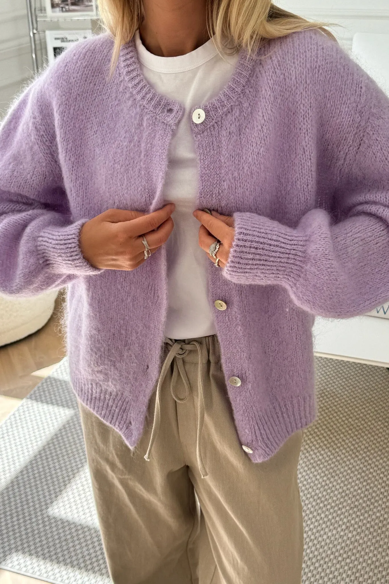 BYIC - Idaic Cardigan - lp Light Purple