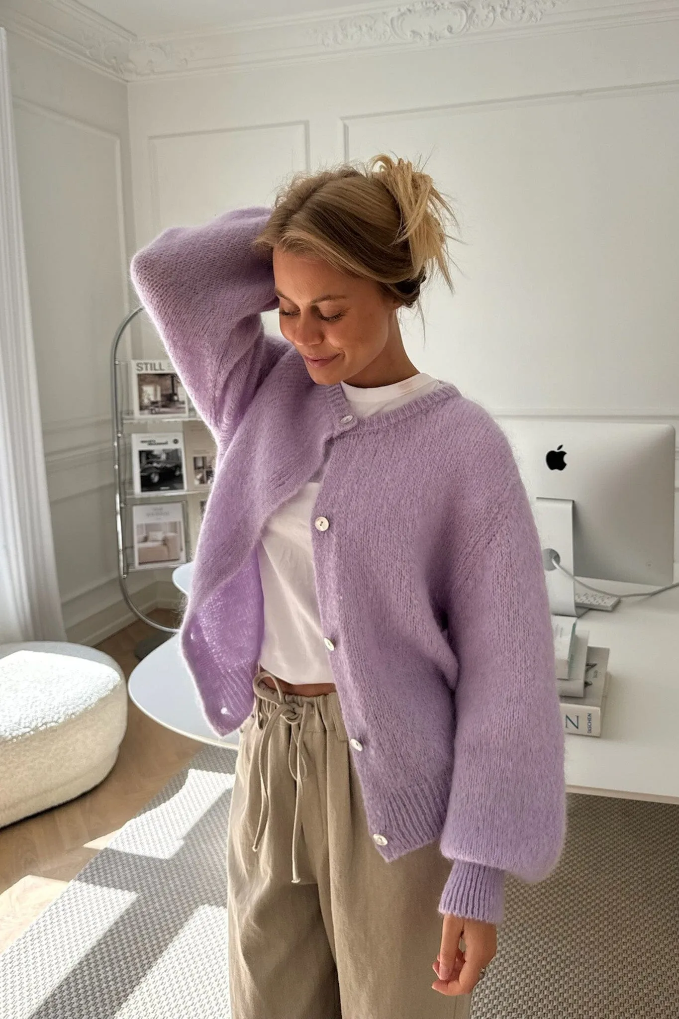 BYIC - Idaic Cardigan - lp Light Purple