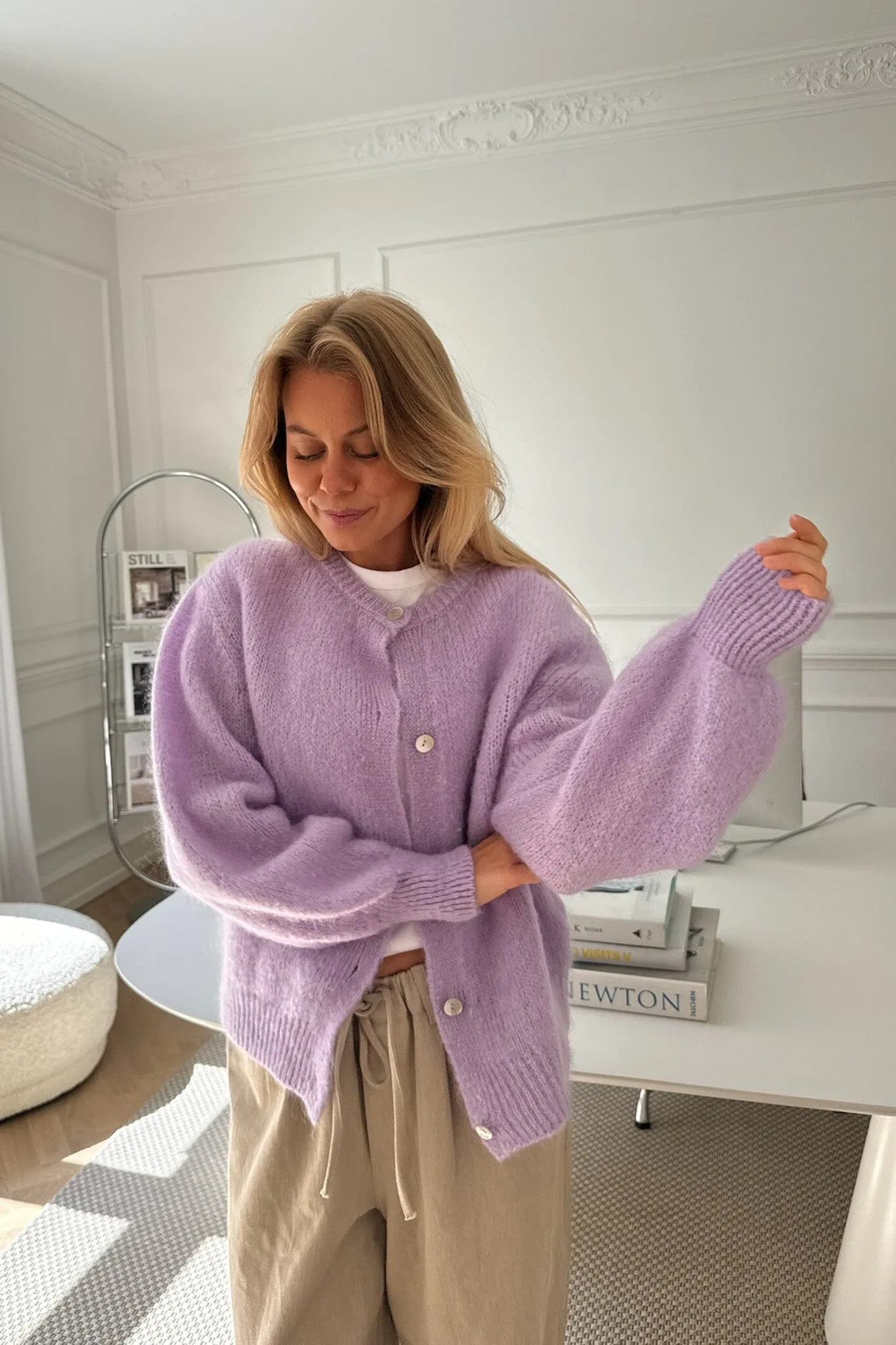BYIC - Idaic Cardigan - lp Light Purple