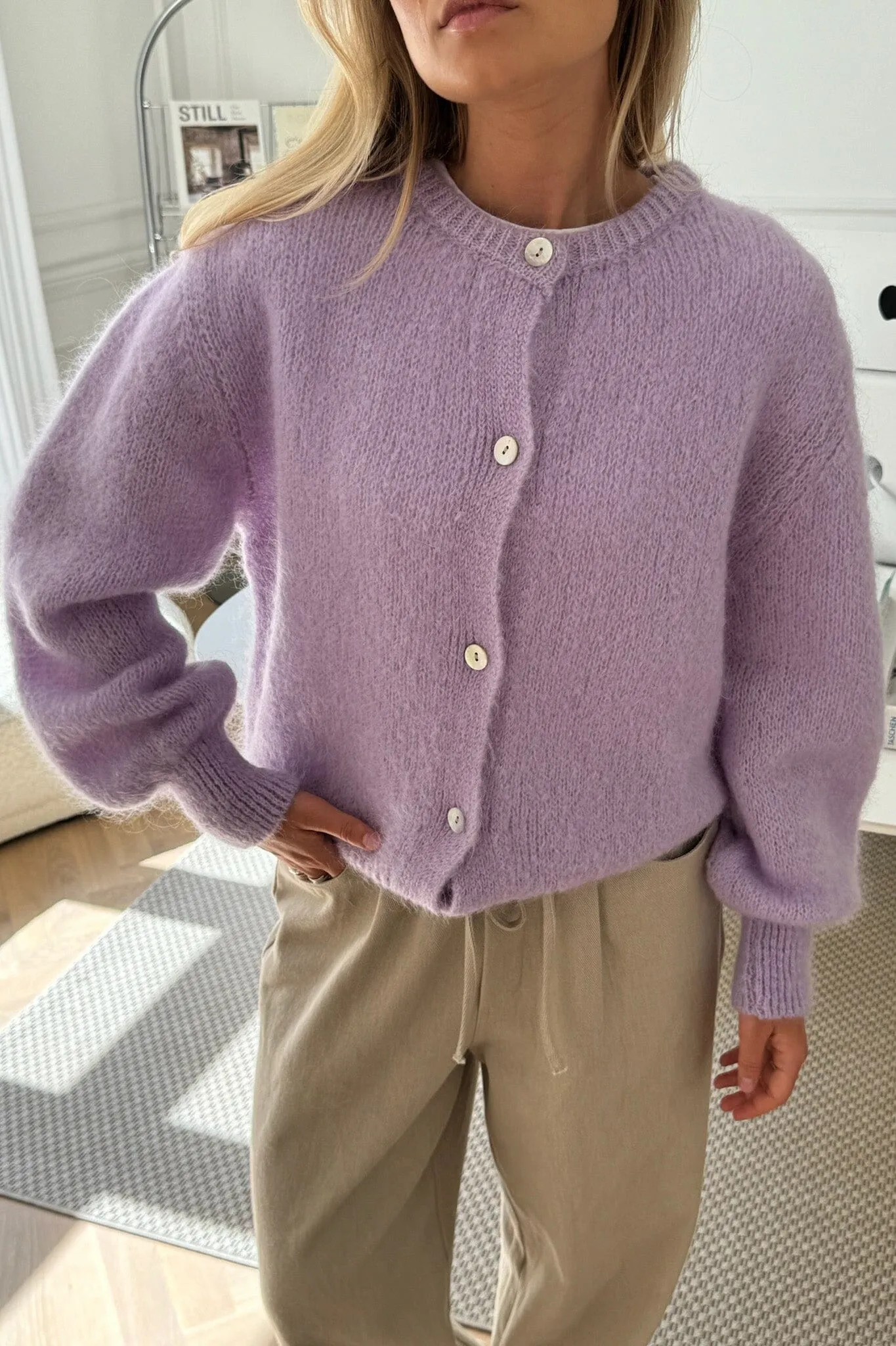 BYIC - Idaic Cardigan - lp Light Purple