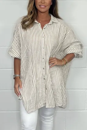 Casual striped shirt