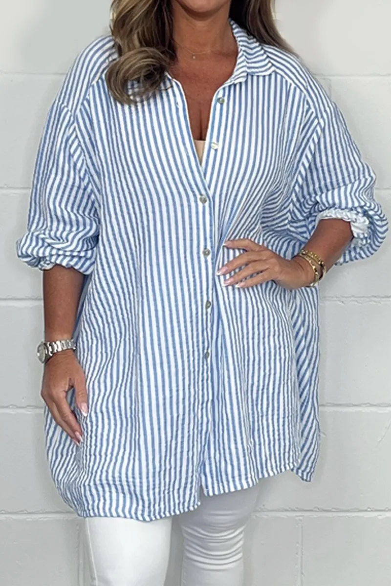 Casual striped shirt