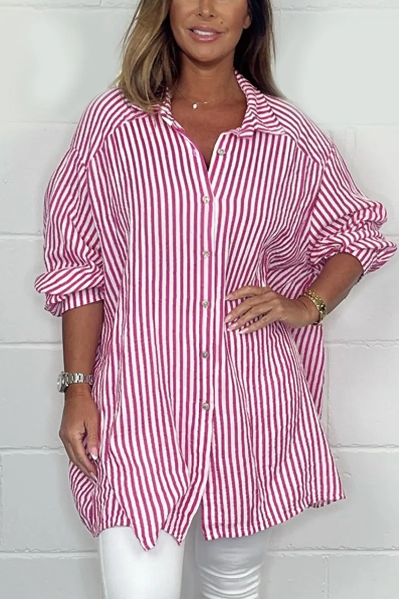 Casual striped shirt