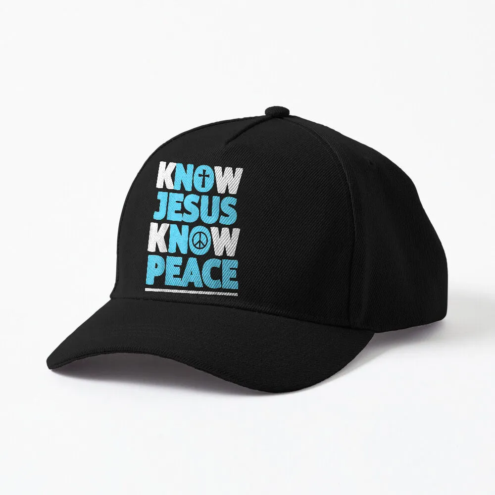Christian Shirts Cross Faith Know Peace Know Jesus Cap
