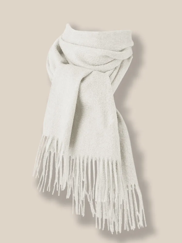 Comfy Tassel Faux Pashmina Scarf