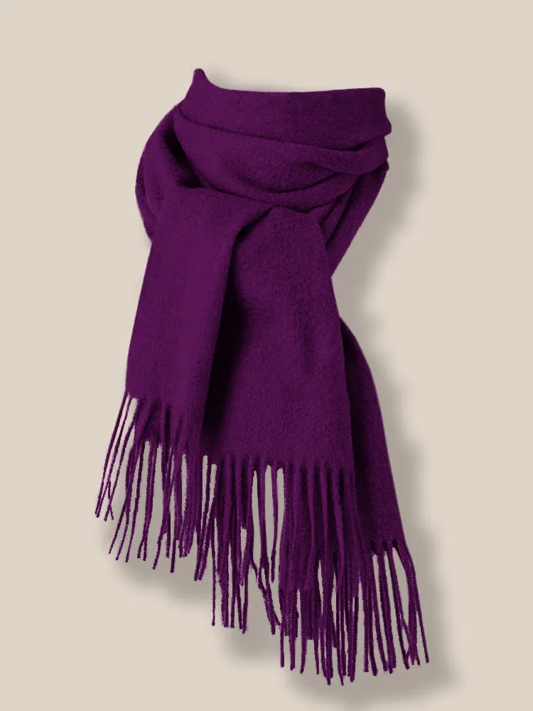 Comfy Tassel Faux Pashmina Scarf