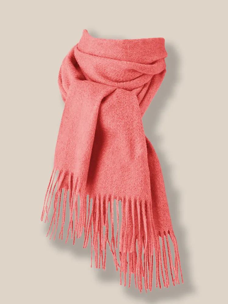 Comfy Tassel Faux Pashmina Scarf
