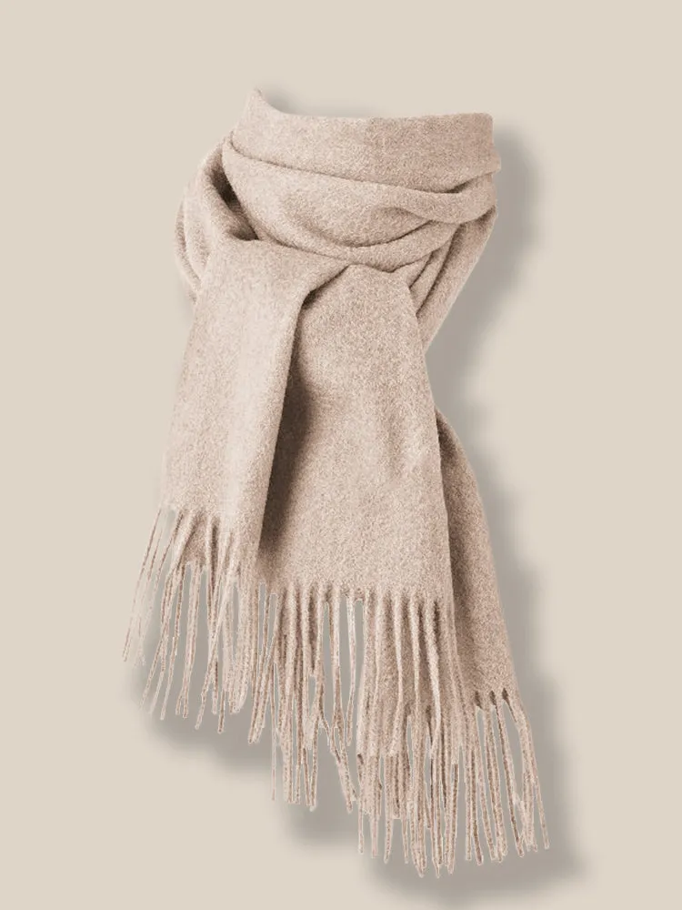 Comfy Tassel Faux Pashmina Scarf