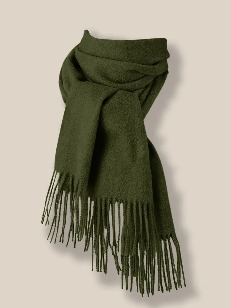 Comfy Tassel Faux Pashmina Scarf