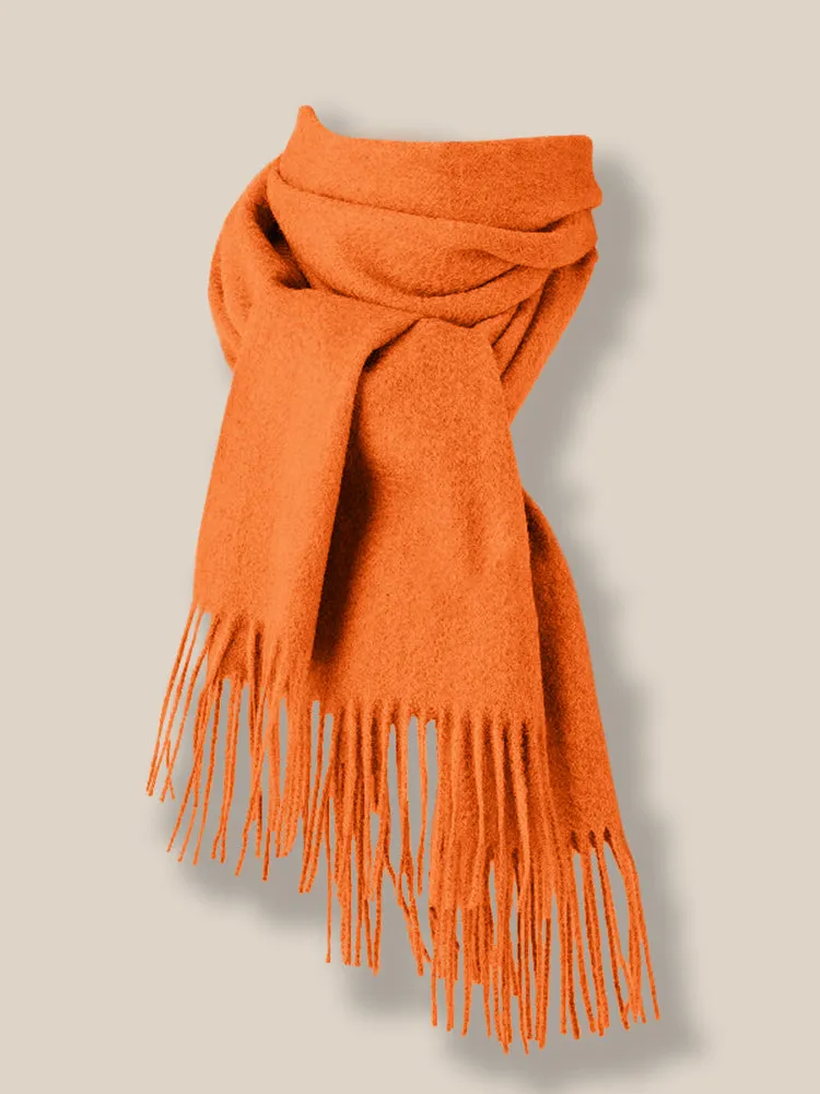 Comfy Tassel Faux Pashmina Scarf