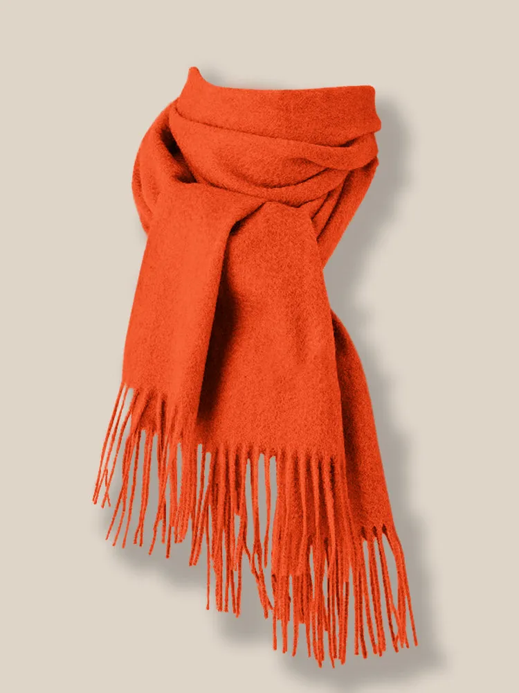 Comfy Tassel Faux Pashmina Scarf