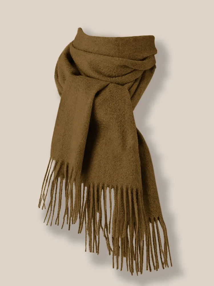 Comfy Tassel Faux Pashmina Scarf