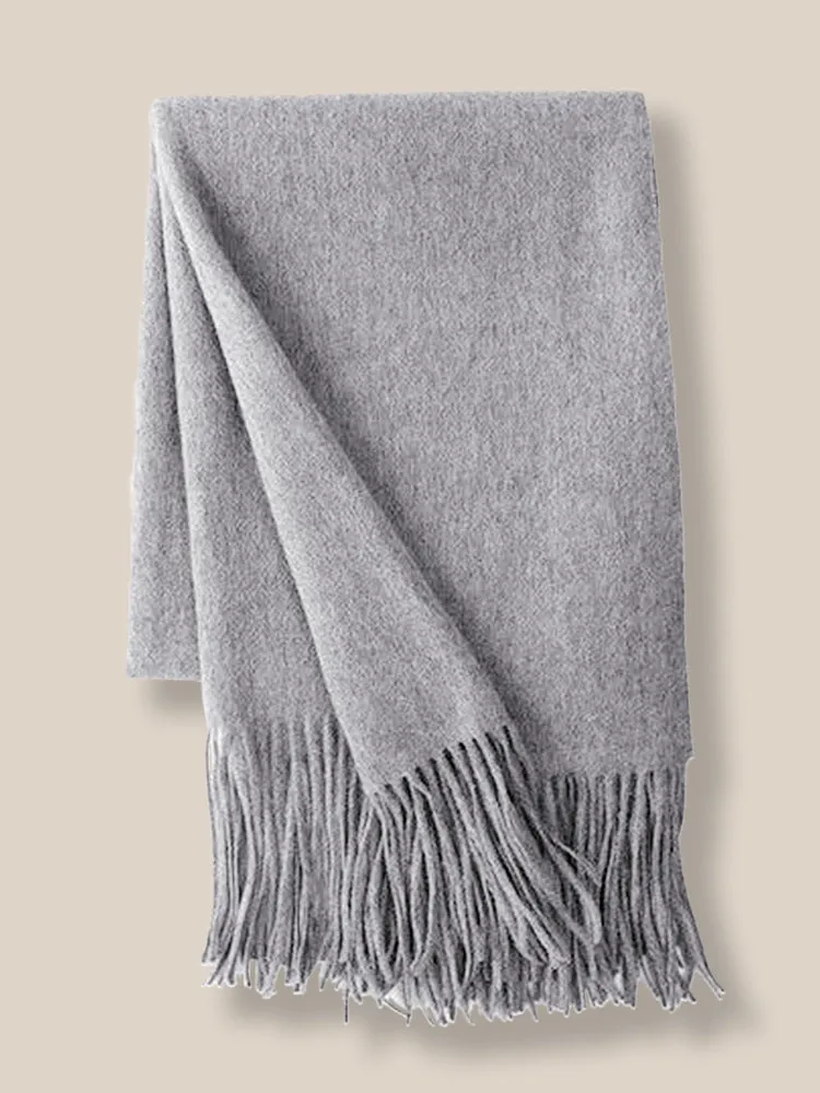 Comfy Tassel Faux Pashmina Scarf