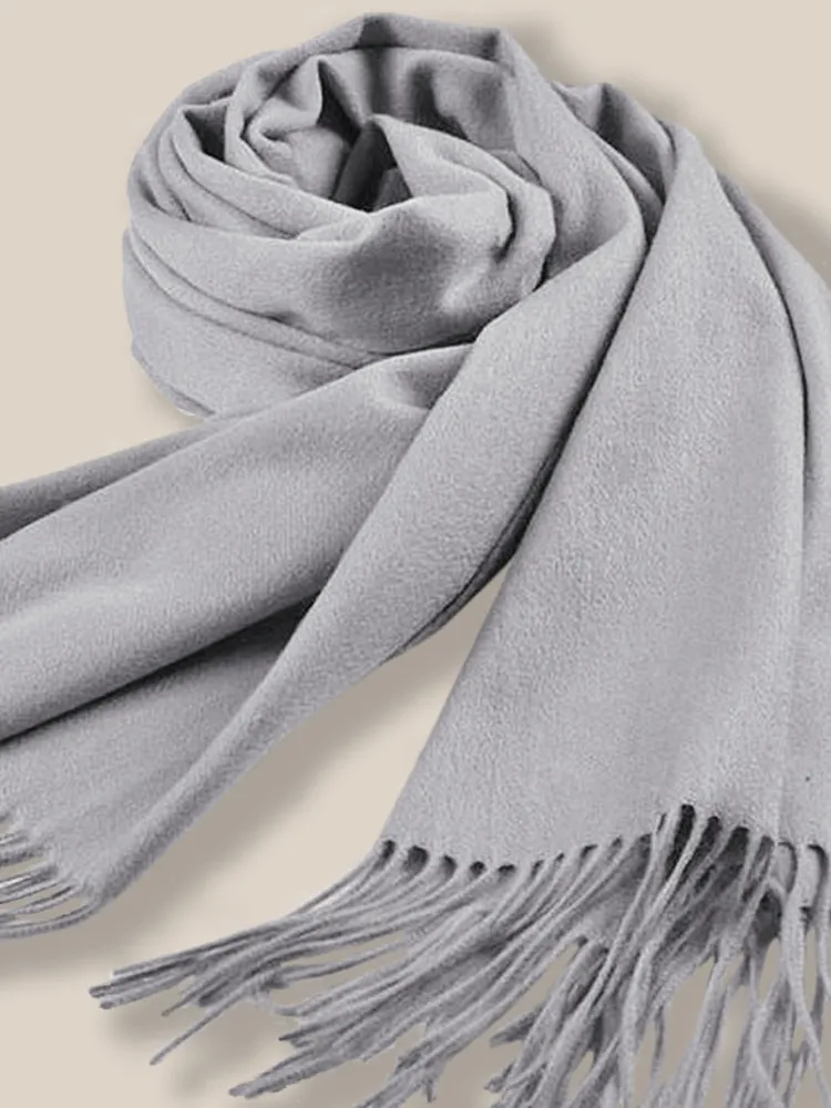 Comfy Tassel Faux Pashmina Scarf