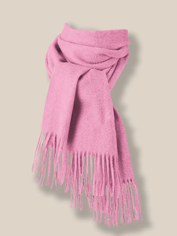 Comfy Tassel Faux Pashmina Scarf