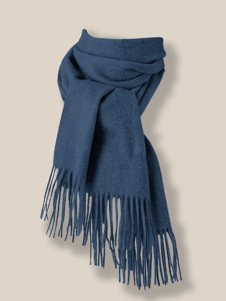 Comfy Tassel Faux Pashmina Scarf