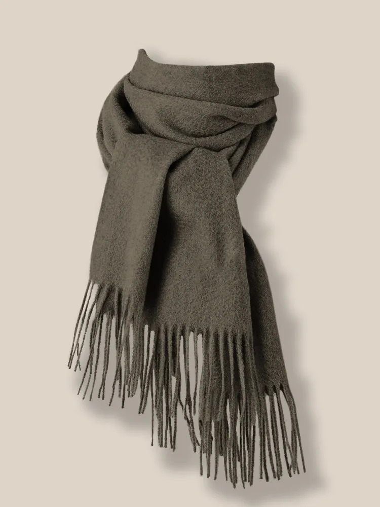 Comfy Tassel Faux Pashmina Scarf