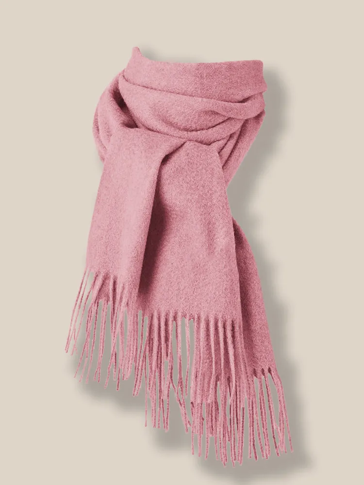 Comfy Tassel Faux Pashmina Scarf