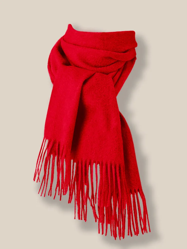 Comfy Tassel Faux Pashmina Scarf