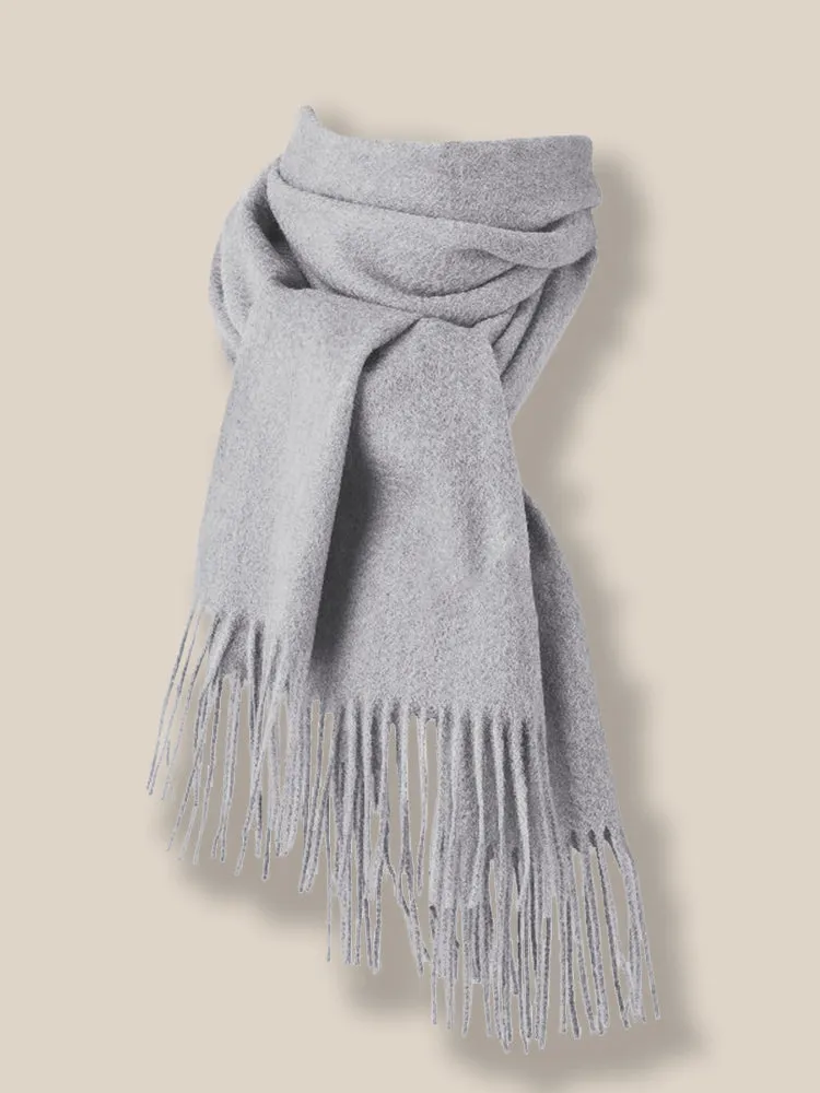 Comfy Tassel Faux Pashmina Scarf