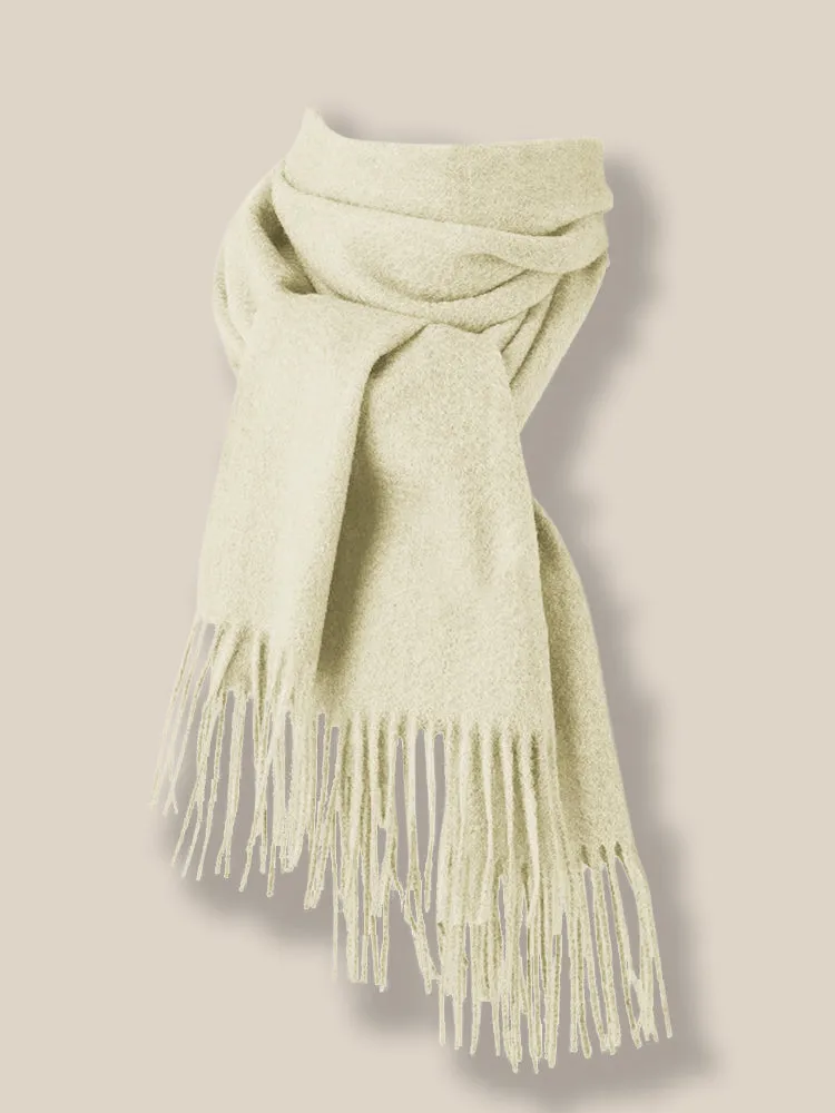 Comfy Tassel Faux Pashmina Scarf