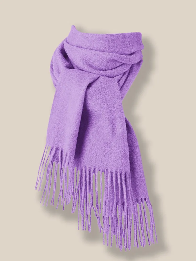 Comfy Tassel Faux Pashmina Scarf