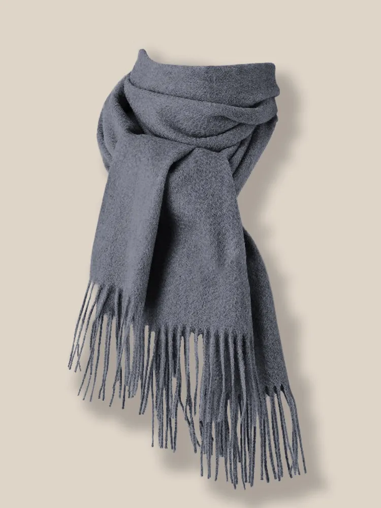 Comfy Tassel Faux Pashmina Scarf