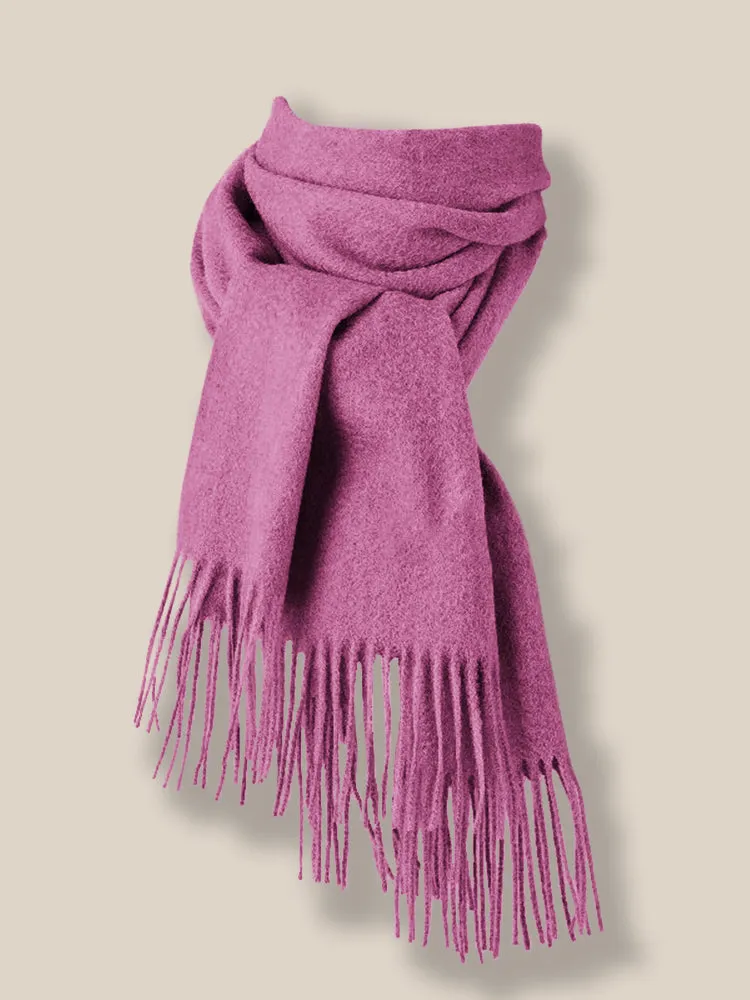 Comfy Tassel Faux Pashmina Scarf