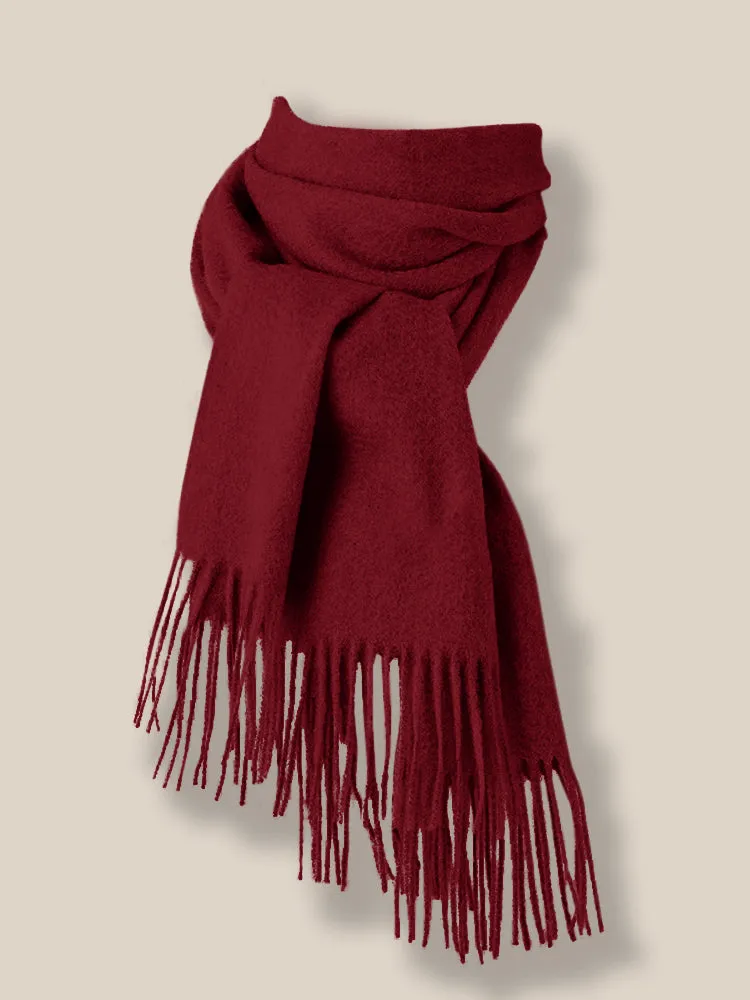 Comfy Tassel Faux Pashmina Scarf