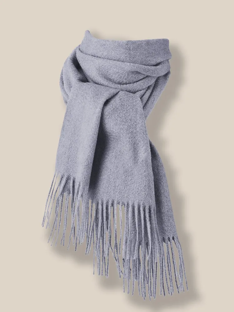Comfy Tassel Faux Pashmina Scarf