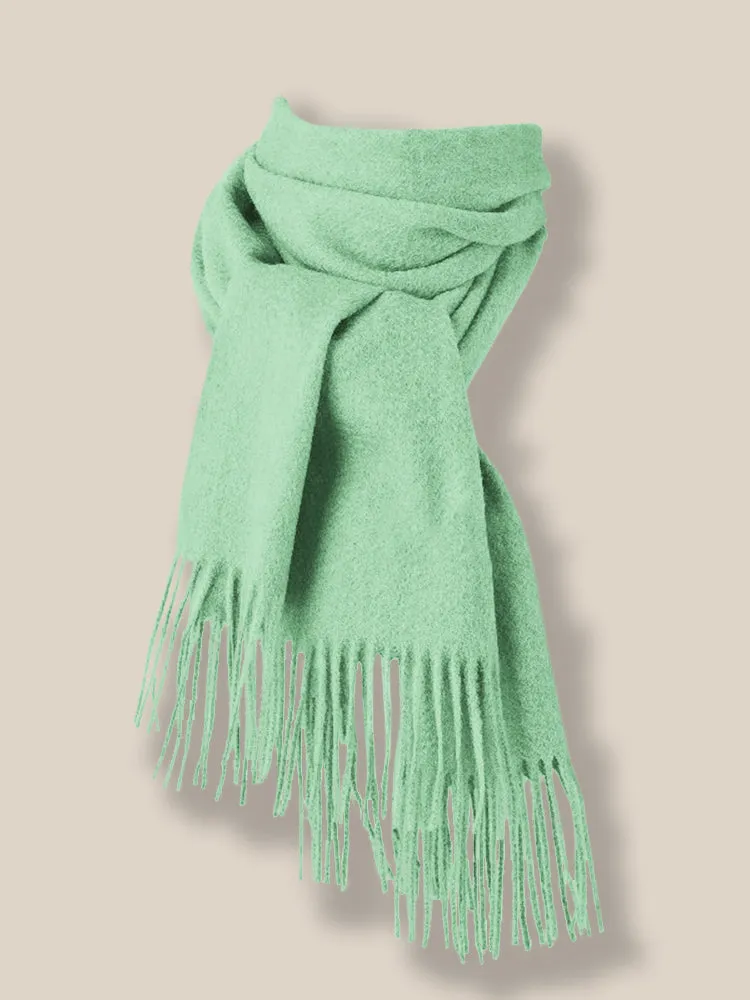 Comfy Tassel Faux Pashmina Scarf