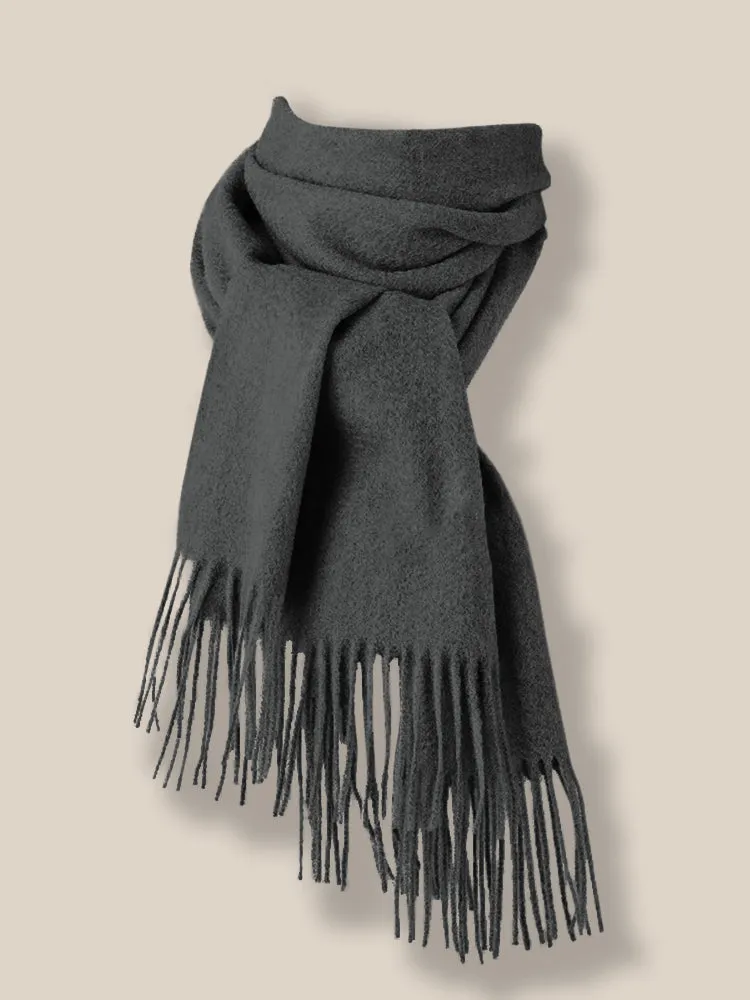 Comfy Tassel Faux Pashmina Scarf