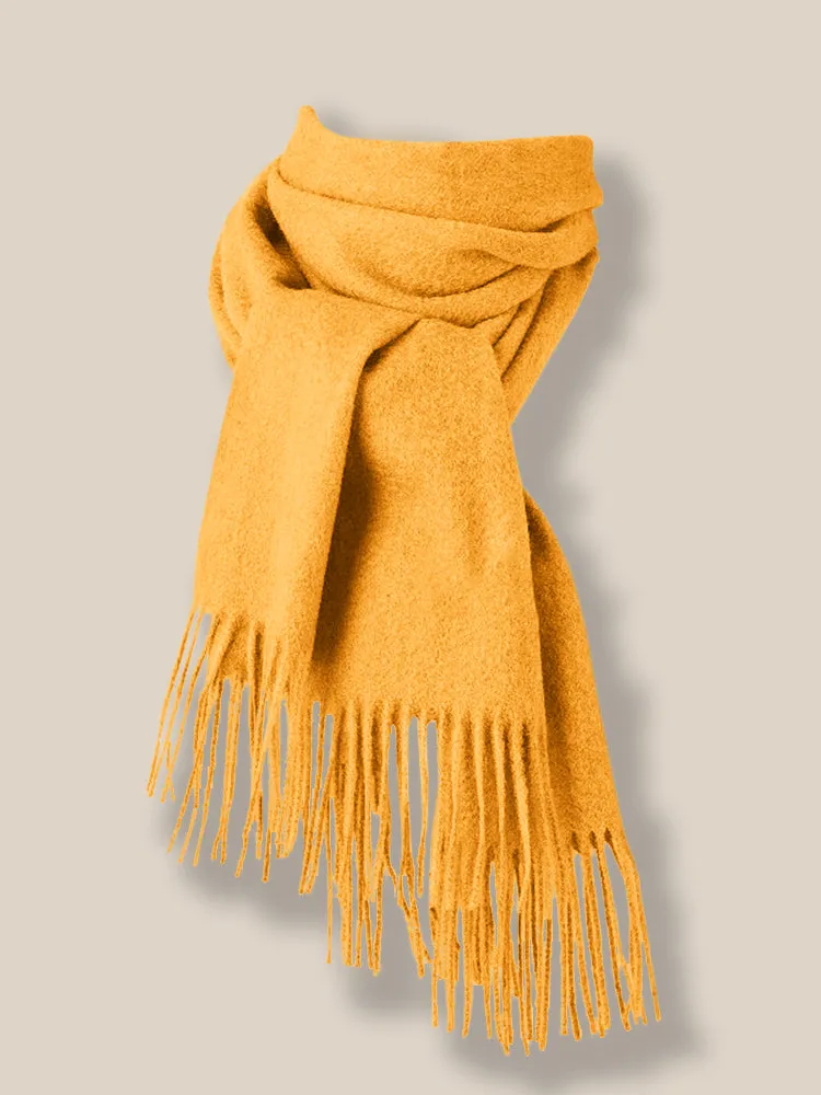 Comfy Tassel Faux Pashmina Scarf