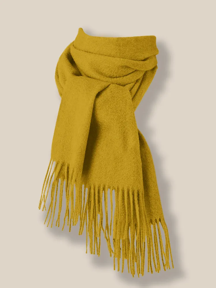 Comfy Tassel Faux Pashmina Scarf