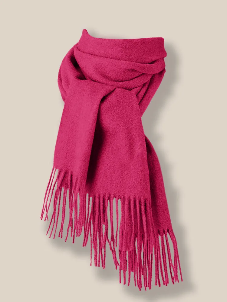 Comfy Tassel Faux Pashmina Scarf