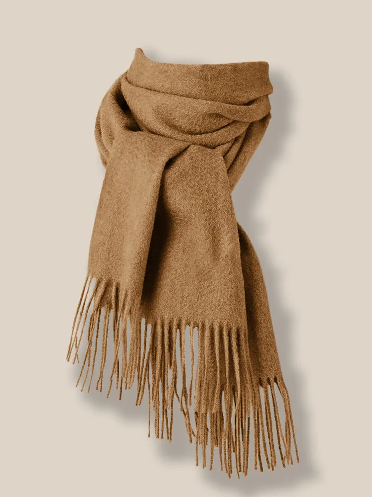 Comfy Tassel Faux Pashmina Scarf