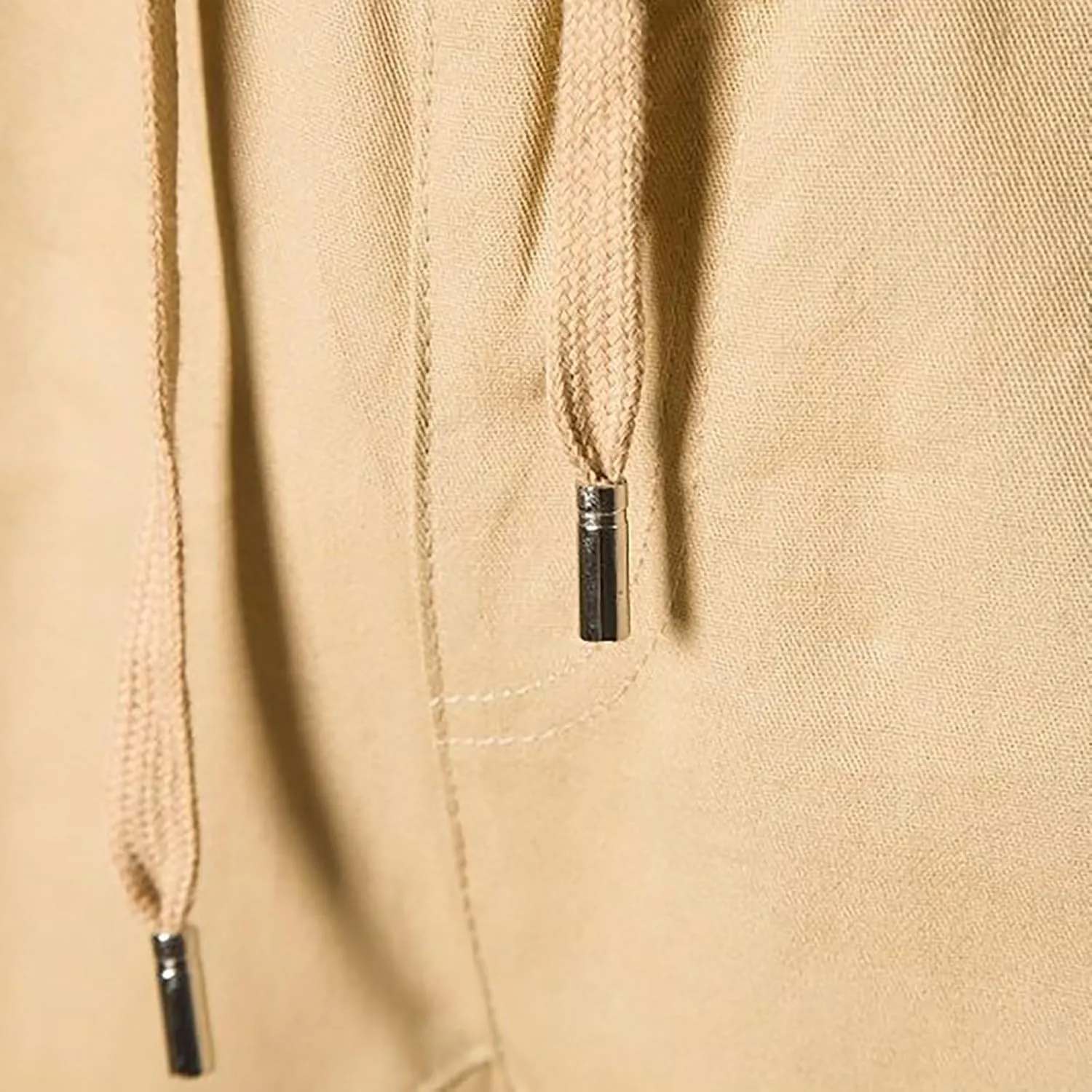 CRNTCEM Drawstring Casual Cargo Shorts for Men Summer Outdoor Twill Chinos Short Relaxed Fit Cotton Work Shorts with Pocket
