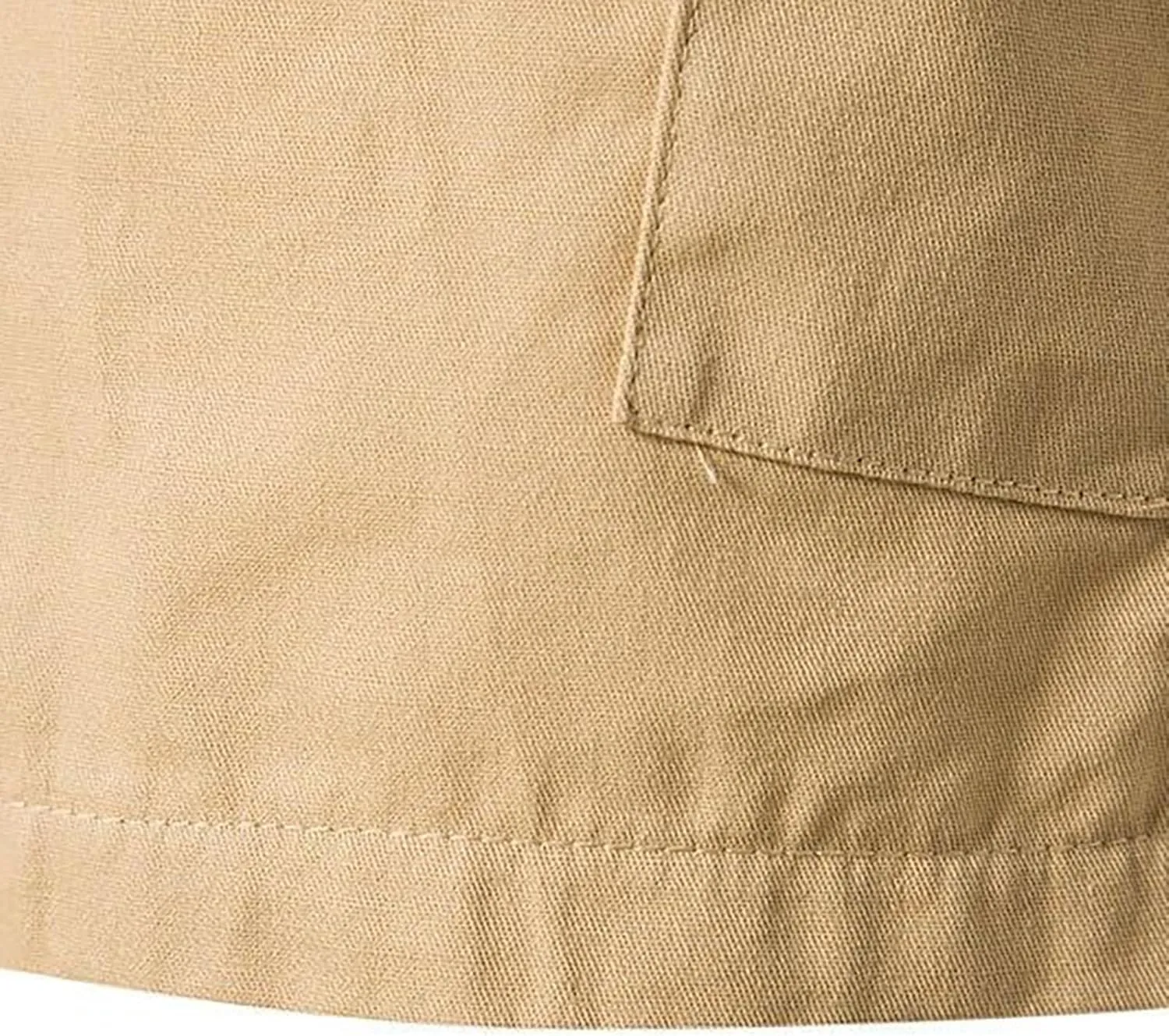 CRNTCEM Drawstring Casual Cargo Shorts for Men Summer Outdoor Twill Chinos Short Relaxed Fit Cotton Work Shorts with Pocket