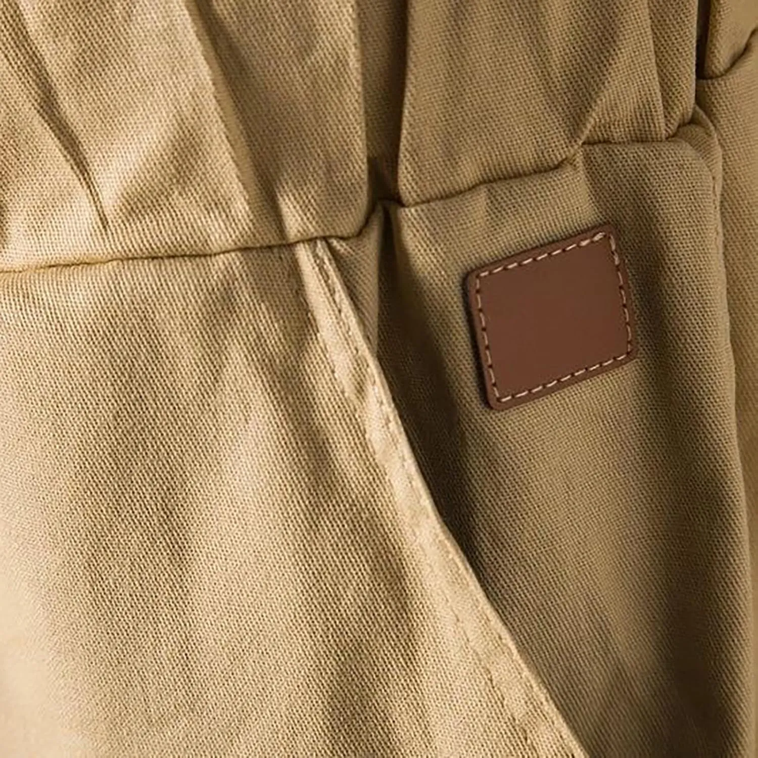 CRNTCEM Drawstring Casual Cargo Shorts for Men Summer Outdoor Twill Chinos Short Relaxed Fit Cotton Work Shorts with Pocket