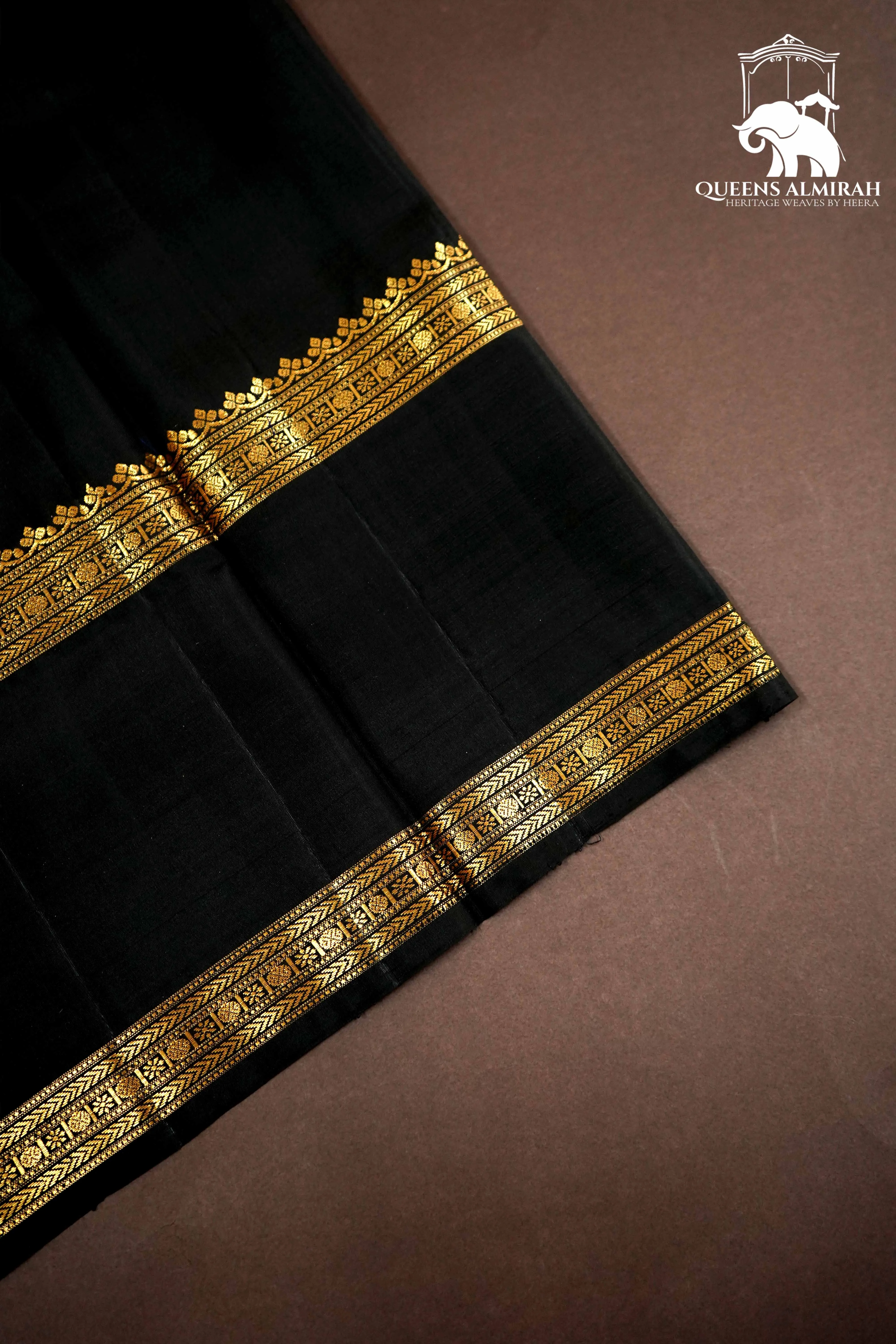 DARK MAROON WITH BLACK SOFT SILK SAREE