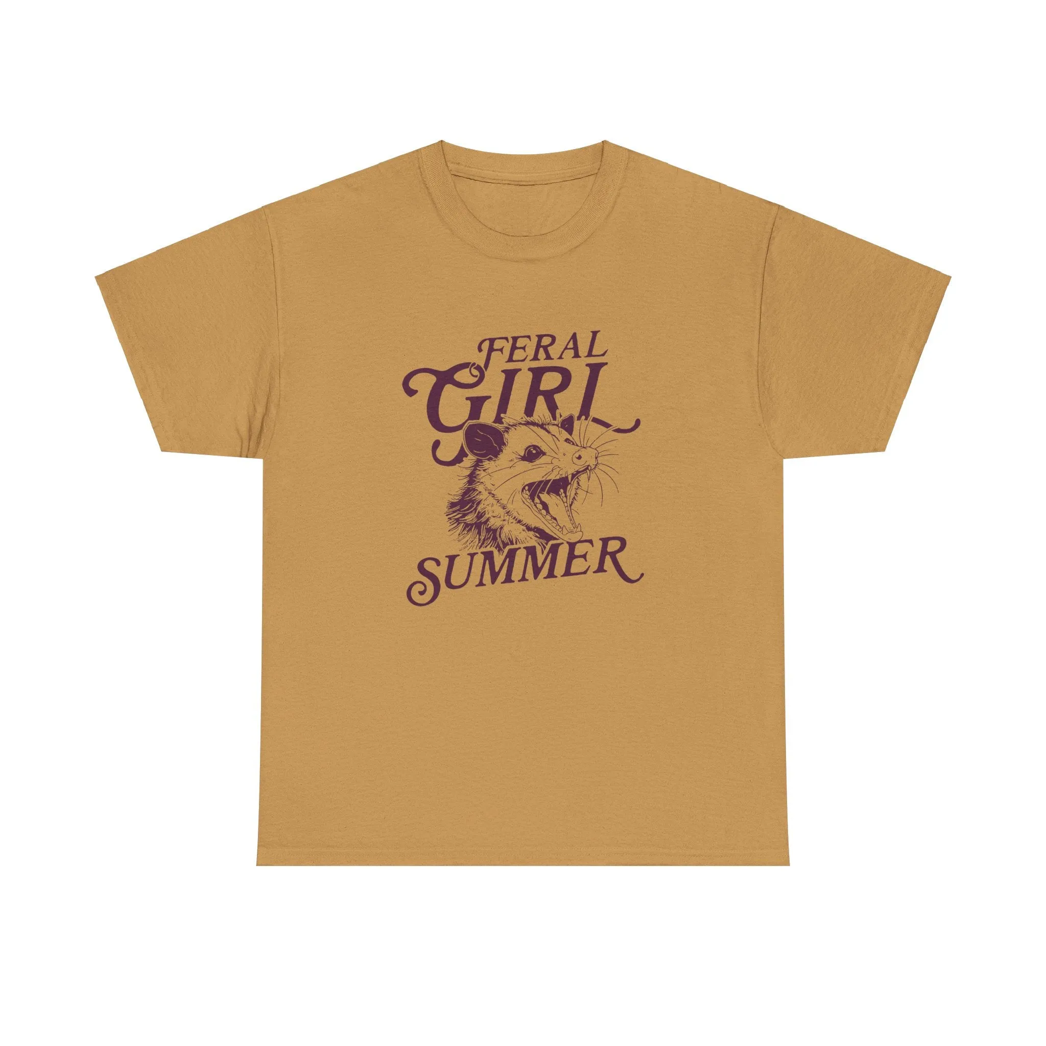 Feral Girl Summer Oppossum Shirt, Funny Meme Possum T Shirt, Feral Shirt, Cowgirl Shirt, Western Shirt, Rodeo Shirt, Funny Shirt