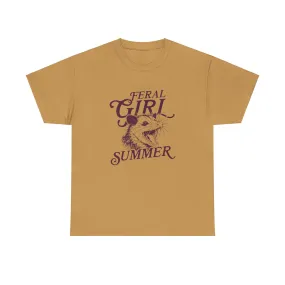 Feral Girl Summer Oppossum Shirt, Funny Meme Possum T Shirt, Feral Shirt, Cowgirl Shirt, Western Shirt, Rodeo Shirt, Funny Shirt