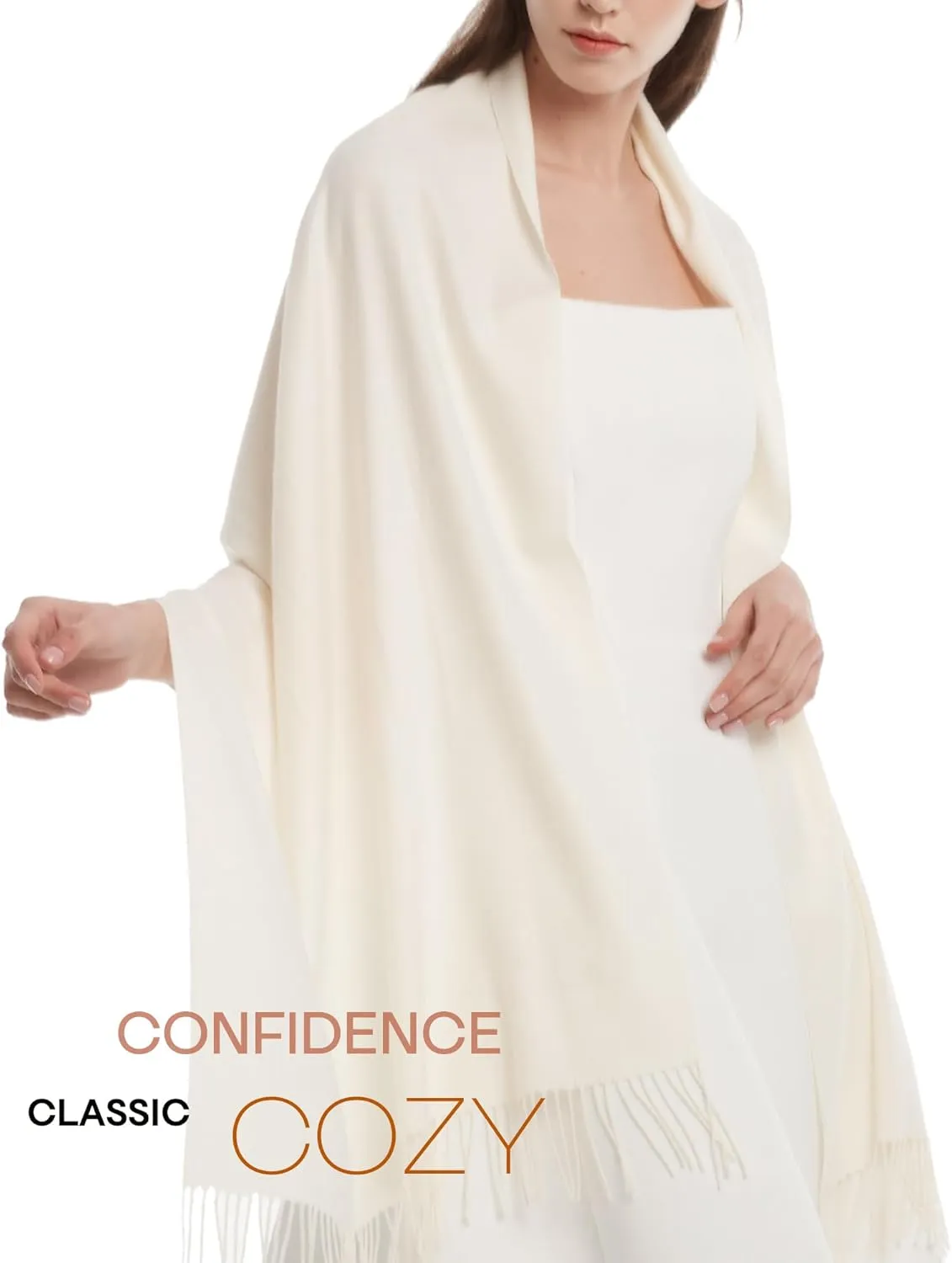 FURTALK Pashmina Shawls and Wraps for Evening Dress Women's Scarf Wedding Bride Bridesmaid Gifts Winter Scarves