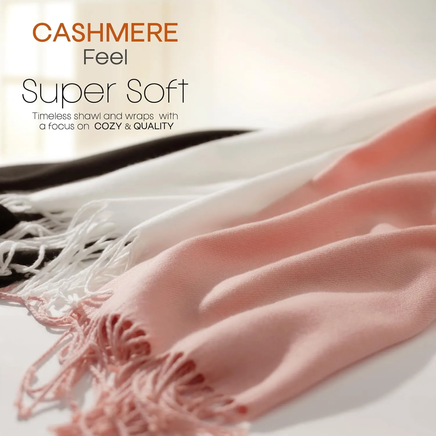 FURTALK Pashmina Shawls and Wraps for Evening Dress Women's Scarf Wedding Bride Bridesmaid Gifts Winter Scarves