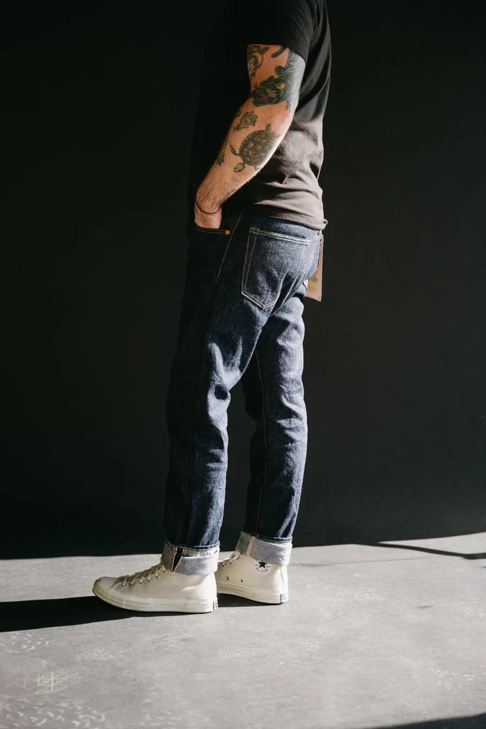 G005MZ - 14.7oz "Legacy Blue" Copper Label Selvedge - Narrow Tapered