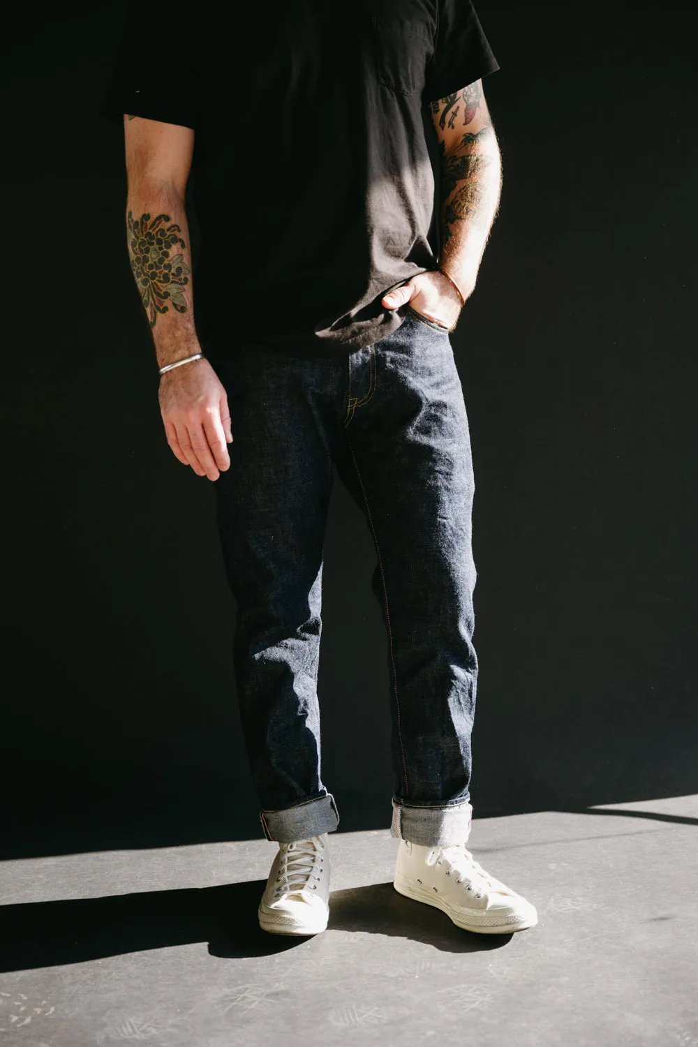 G005MZ - 14.7oz "Legacy Blue" Copper Label Selvedge - Narrow Tapered